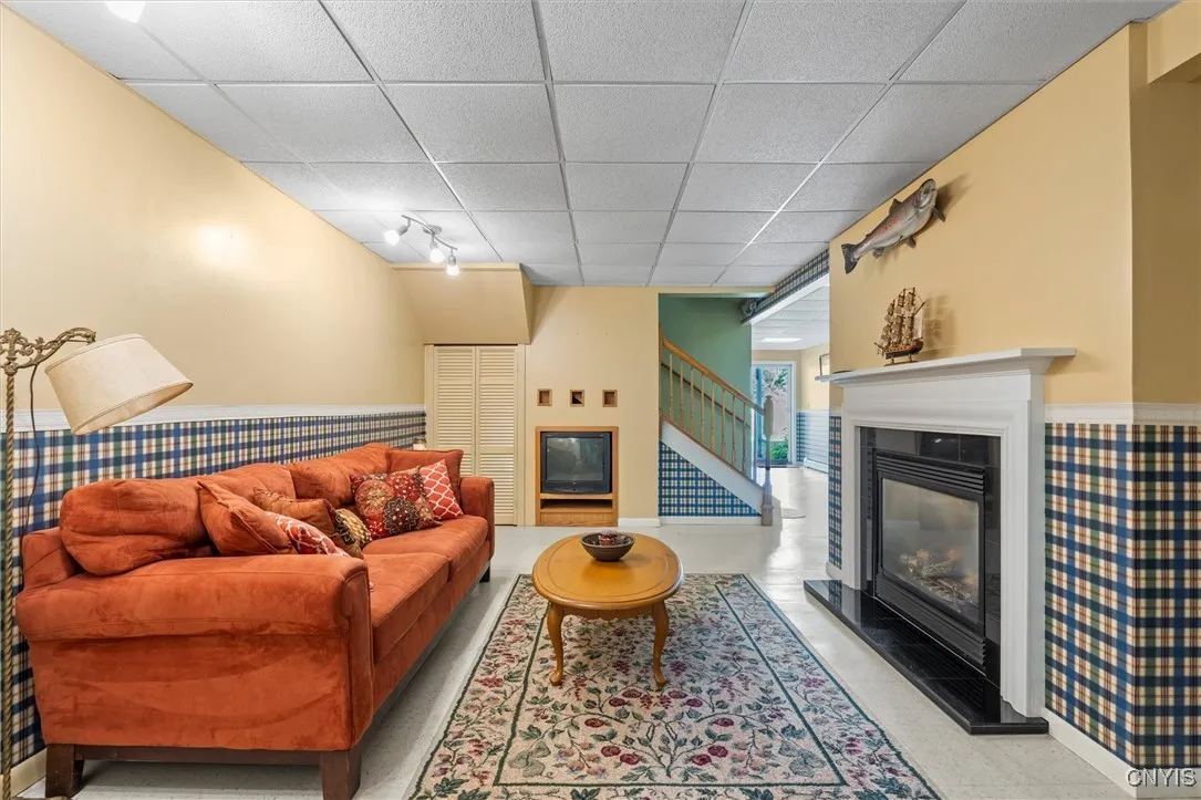 Lower level living room