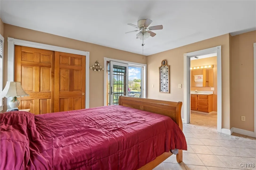 Radiant heat flooring in master suite
