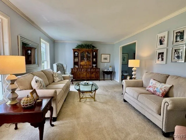 Spacious living room