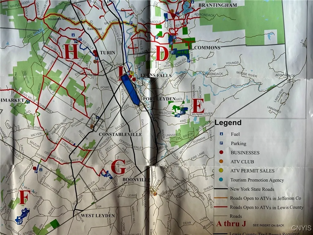 Proximity to ATV trails