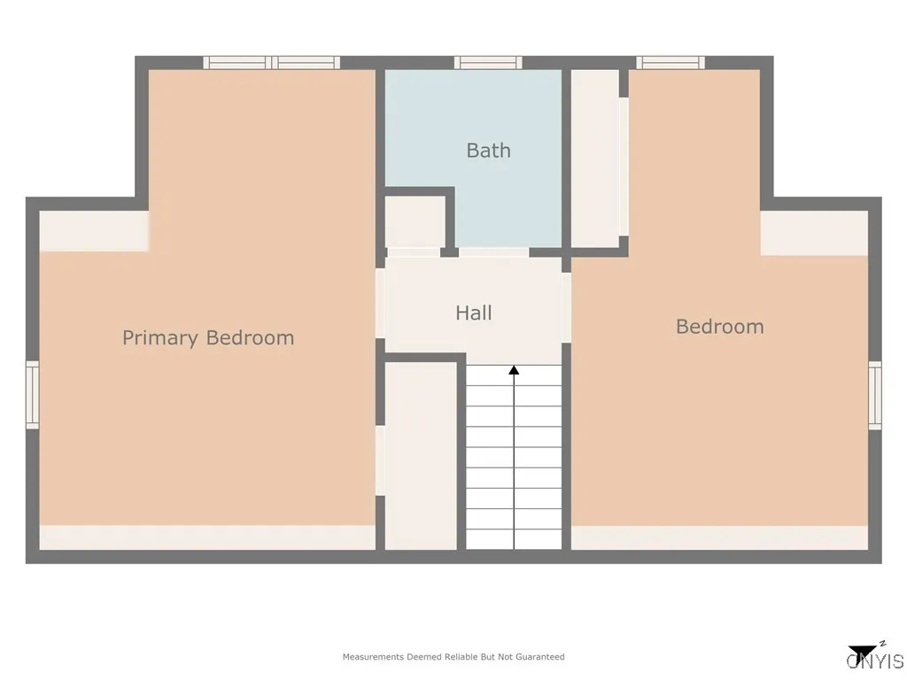 Second level floor plan