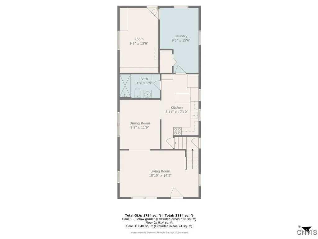Main Level Floor Plan