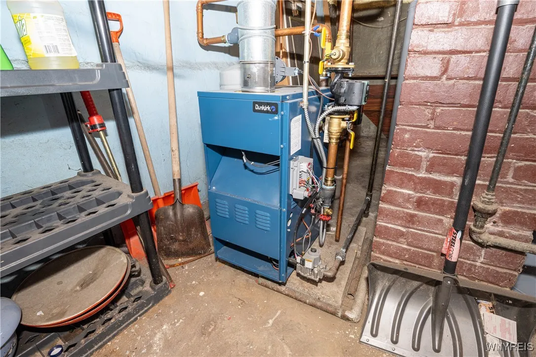 Updated boiler basement