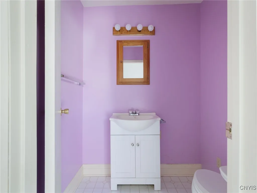 1st floor half bath