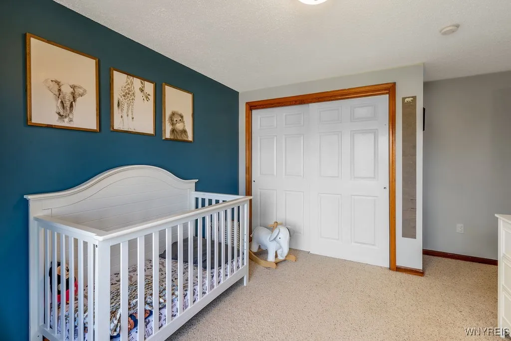2nd bedroom upstairs with large closet and attic access