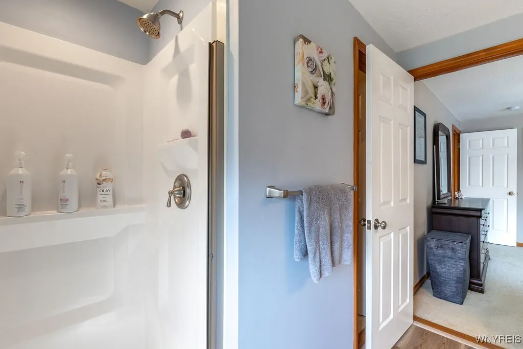 New shower surround