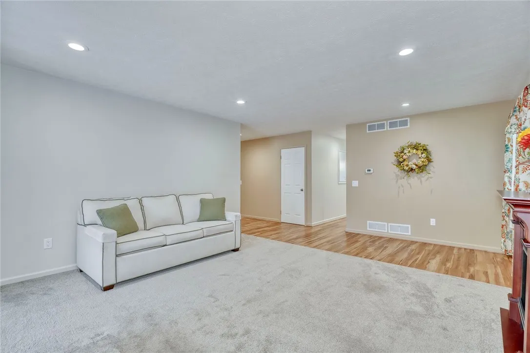 View showing entry into kitchen and hallway to bedrooms