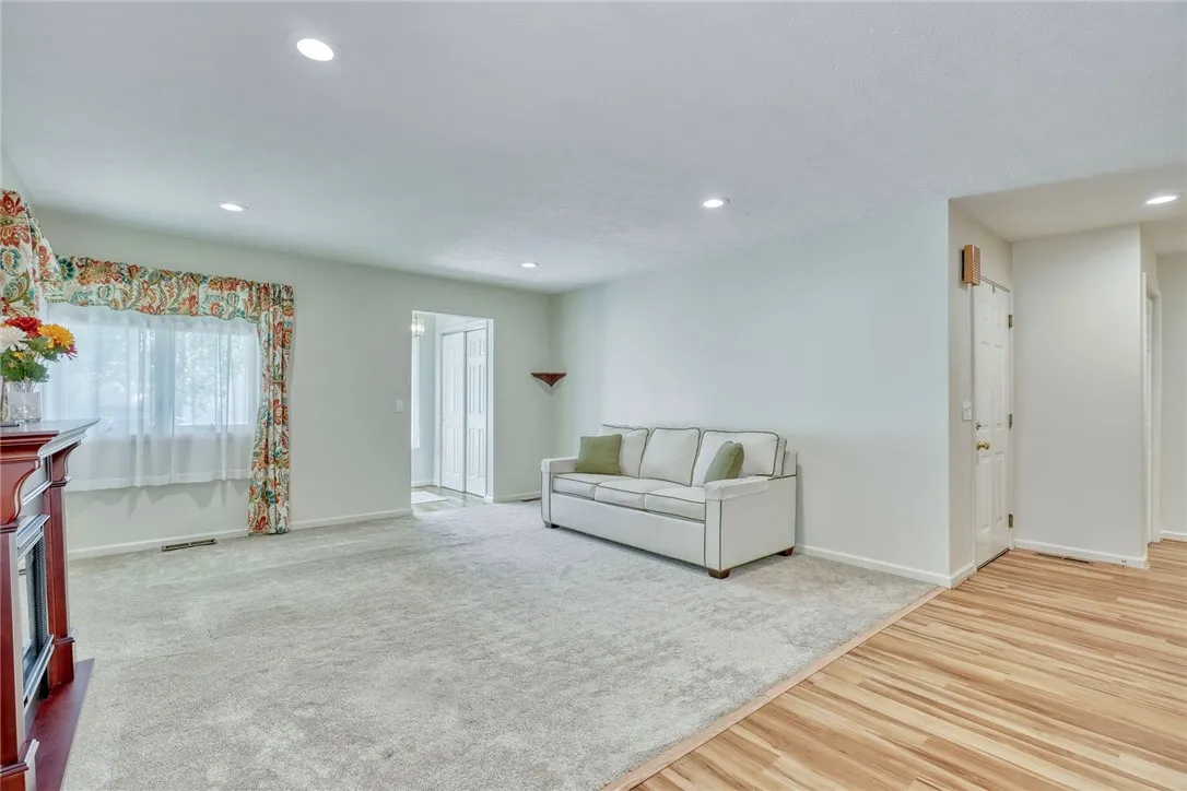Entry has coat closet