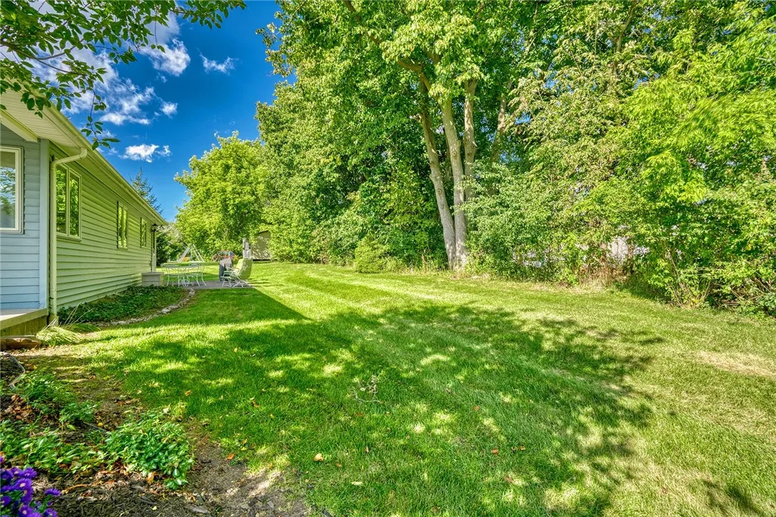 Nice private area for sitting and enjoying your backyard
