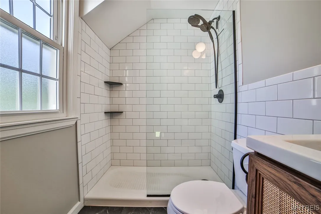 Remodeled 2024. 2nd floor bathroom.