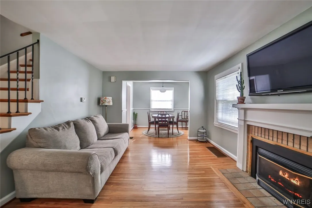 Living Room. TV excluded in sale