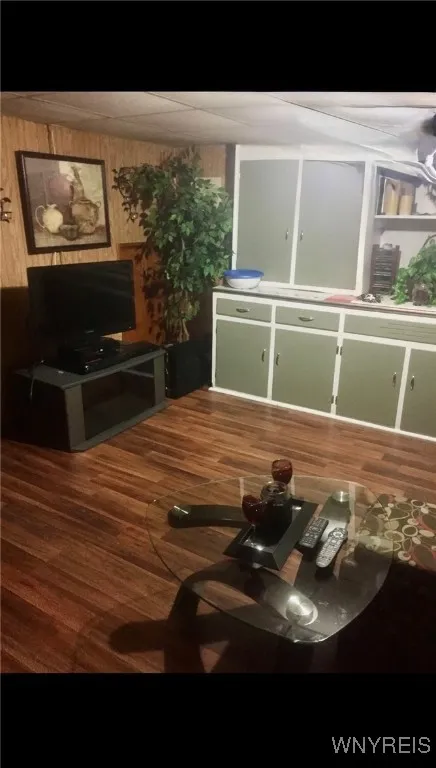 Partially finished basement for additional living space