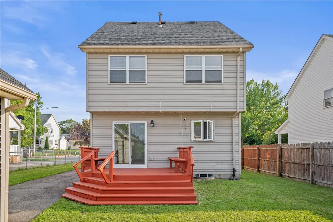 BACK OF HOUSE WITH DECK