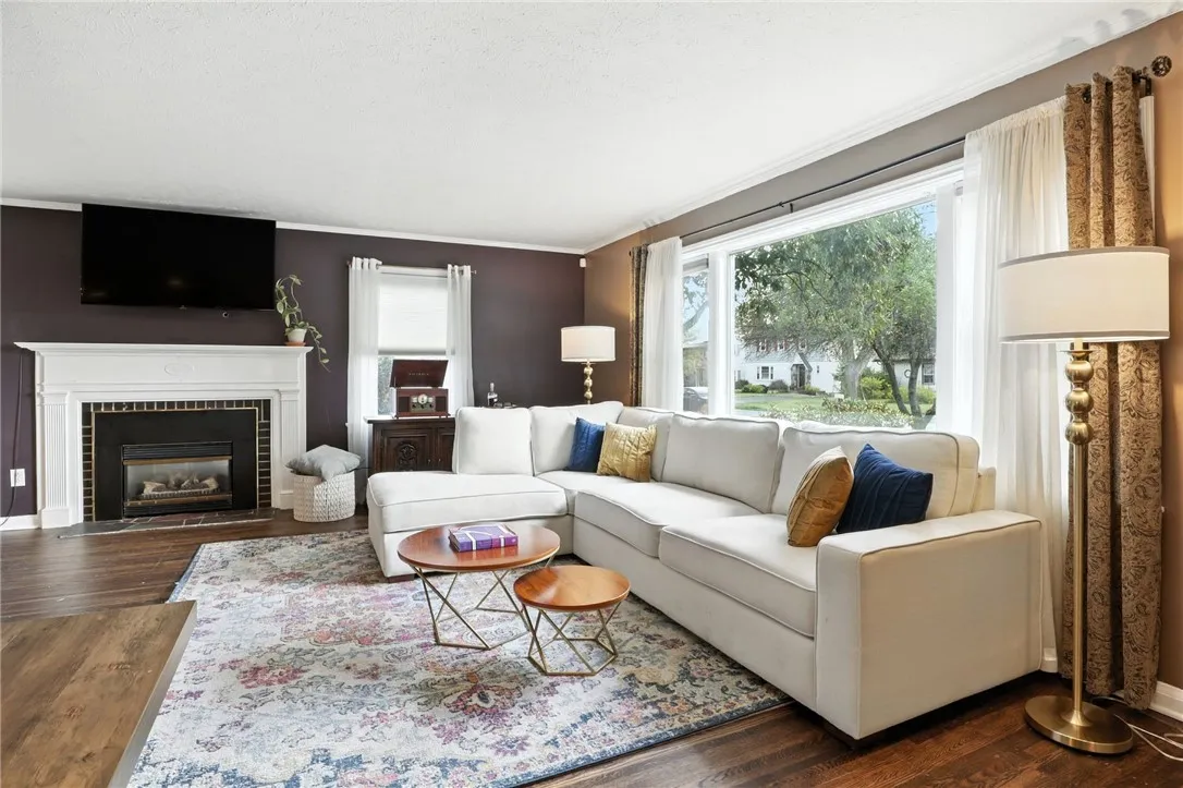 LARGE light filled living room!