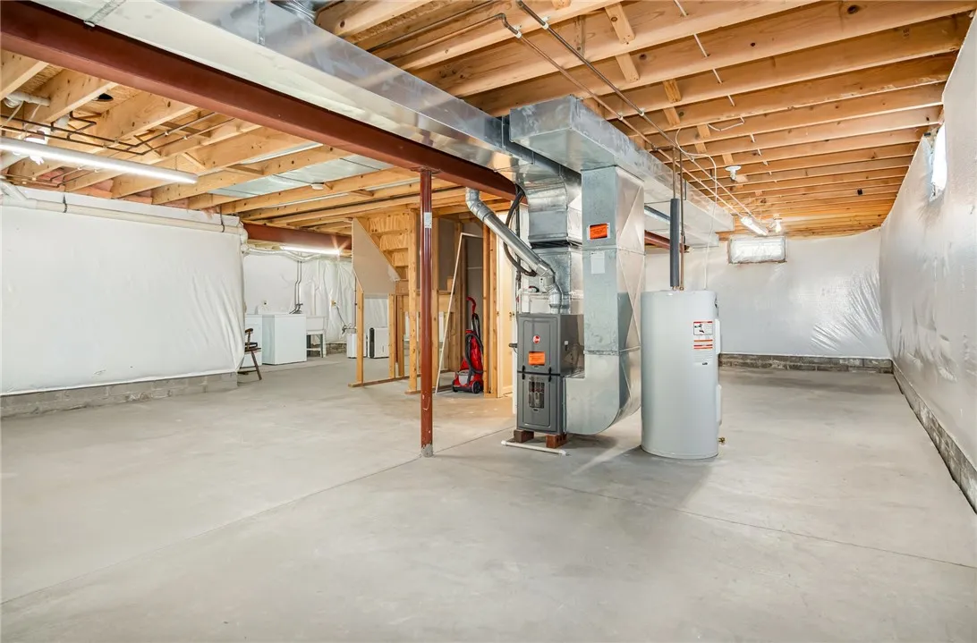 Basement Accessible Off Front Hallway