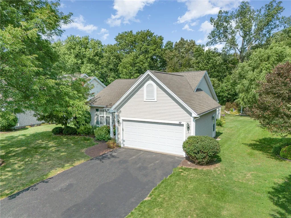 3/4 View of the Front Yard & Side Yard