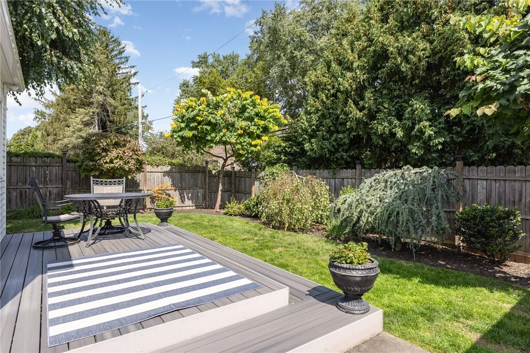 New deck for entertaining