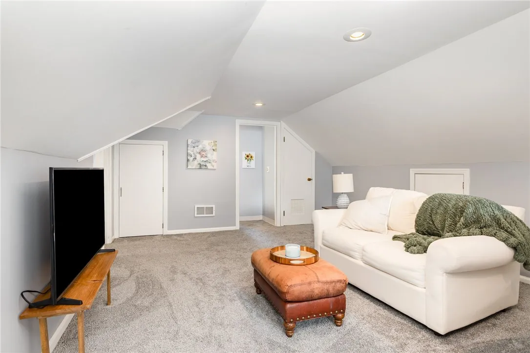 2nd floor living space could be a primary bedroom suite