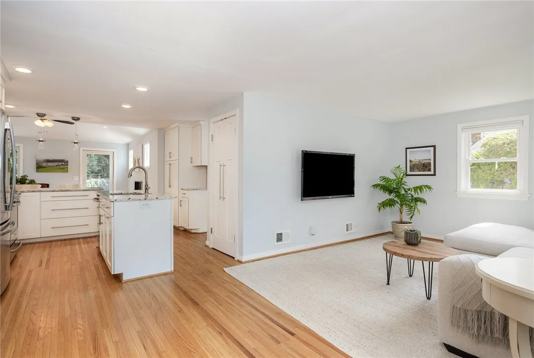 Hardwoods throughout first floor.