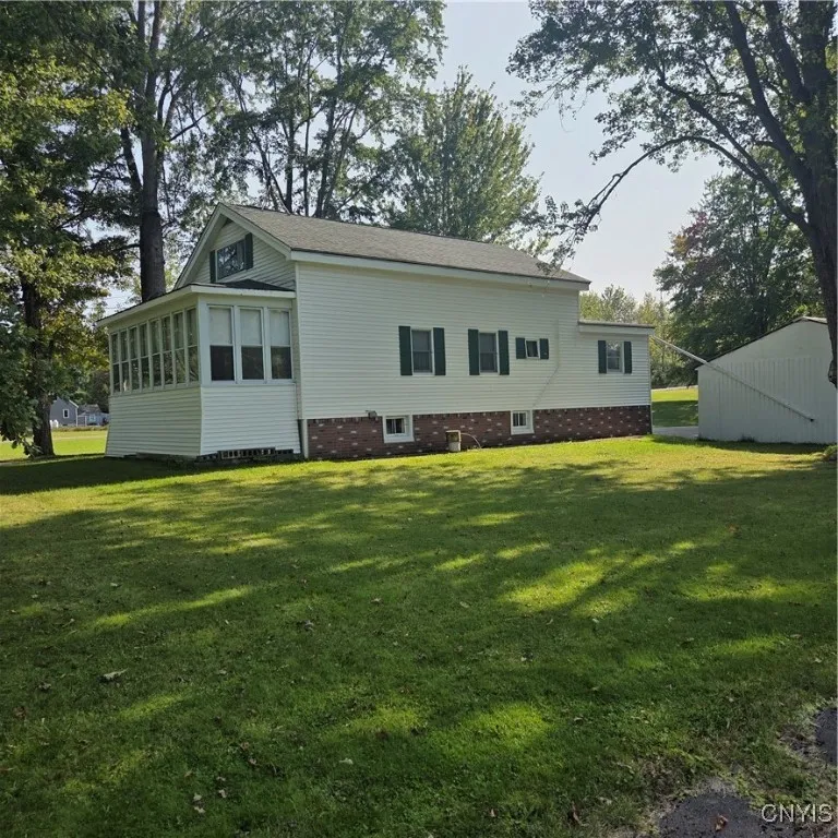 Right  side view of home