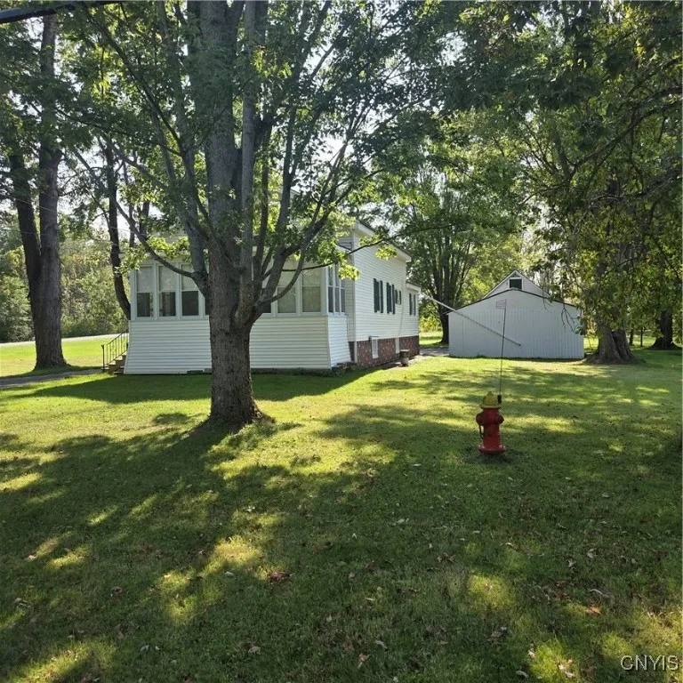 Front view of all buildings