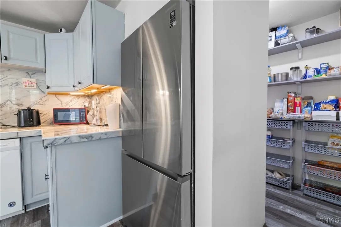 Sneak peak at the pantry!