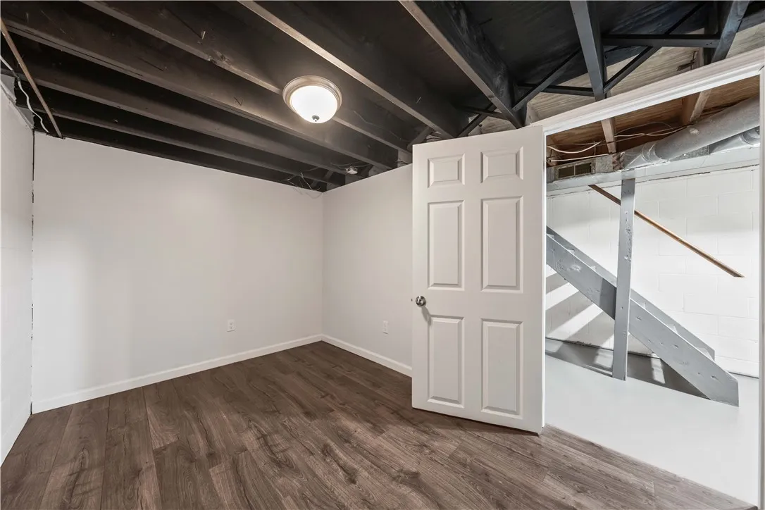 Finished room in basement