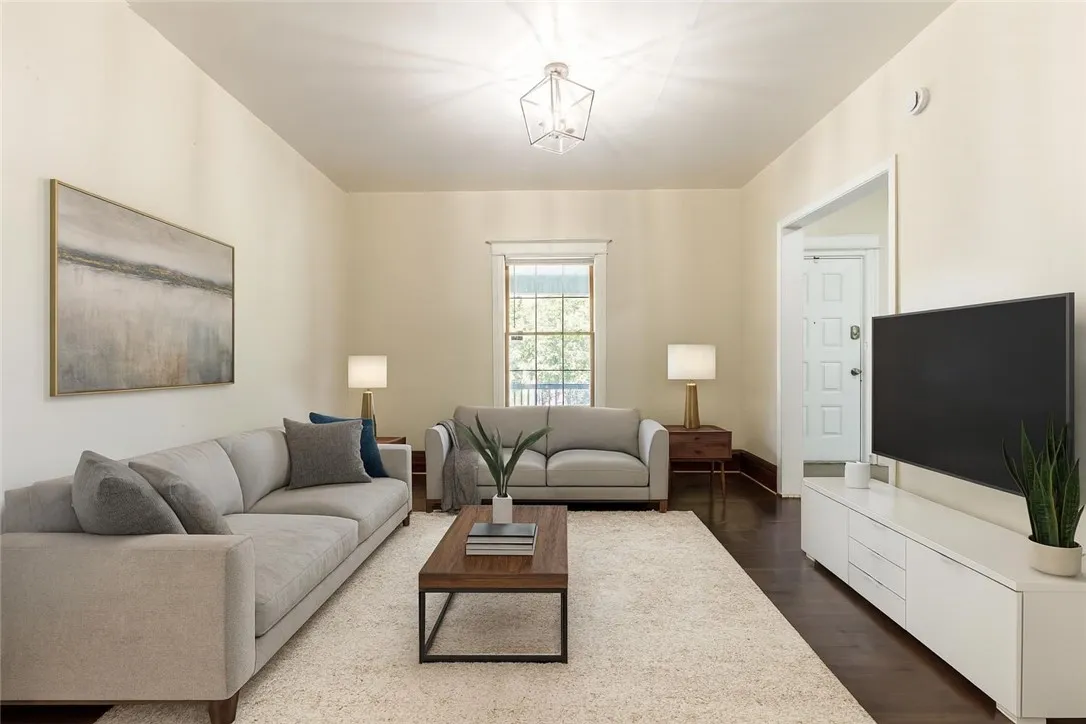 Virtually Staged Living Room