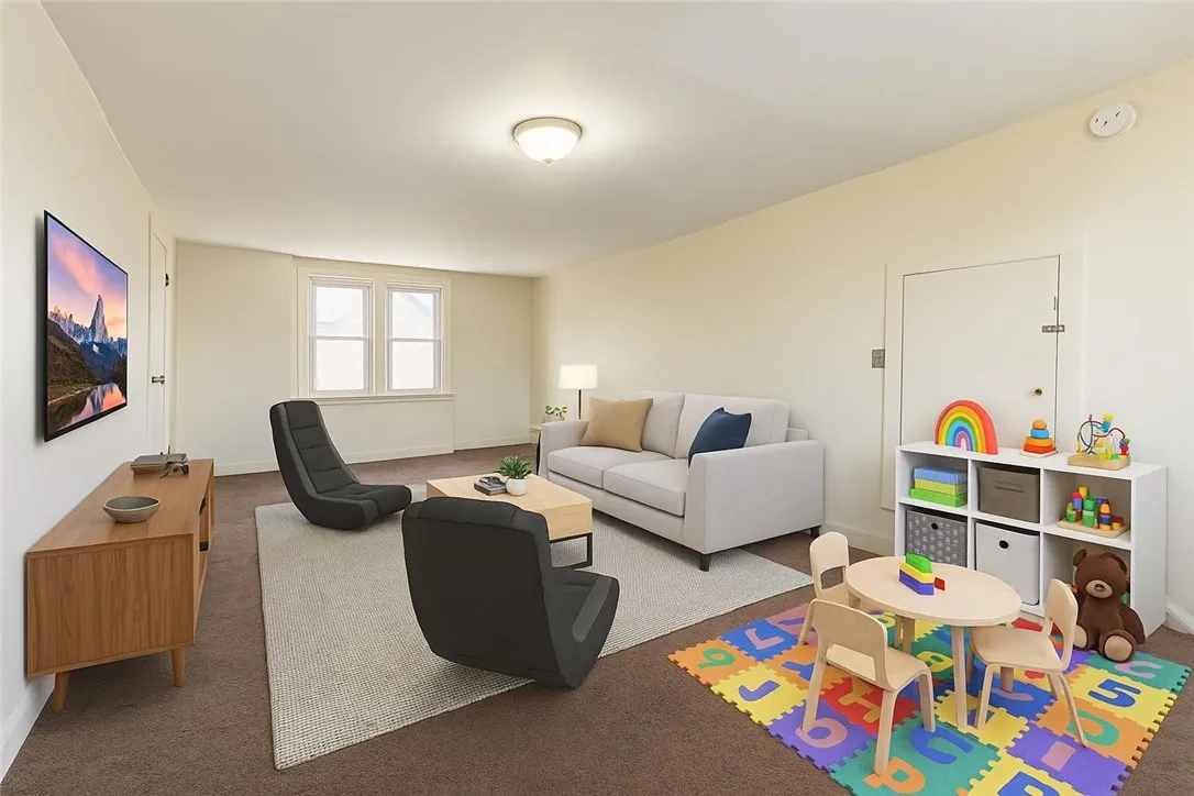 Virtually Staged Finished Attic Bonus Room