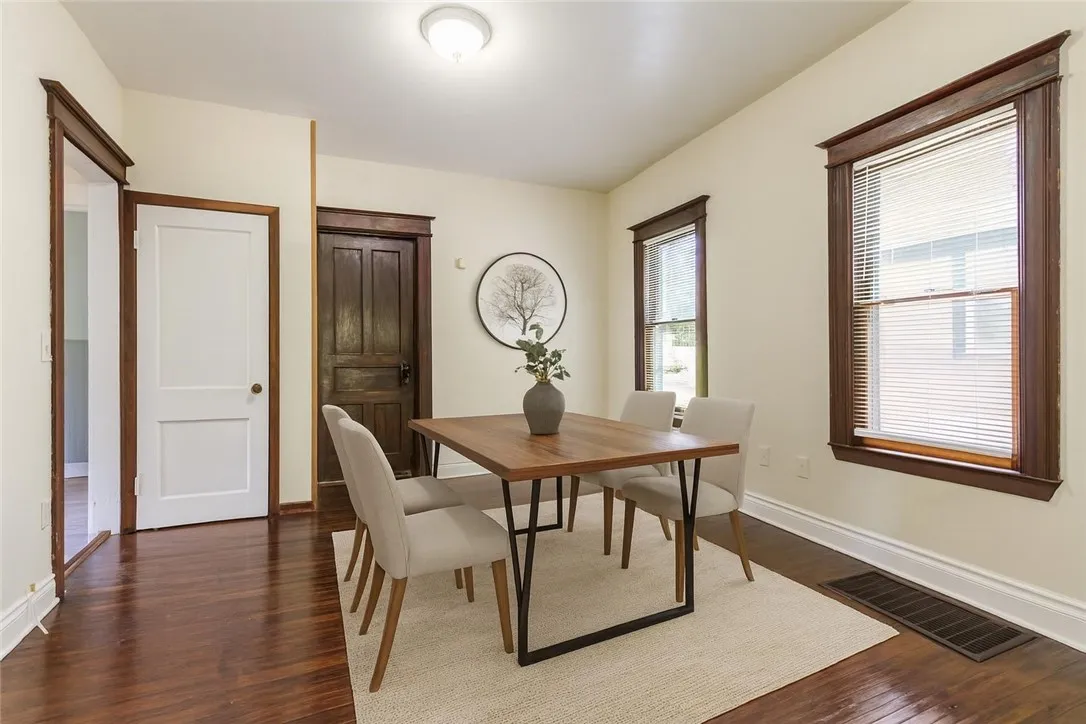 Virtually Staged Dining Room