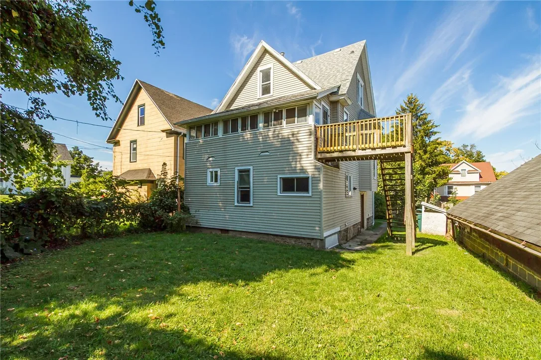 Partially Fenced Backyard