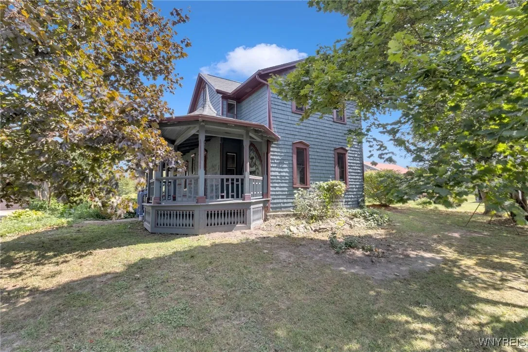 front of home facing the road