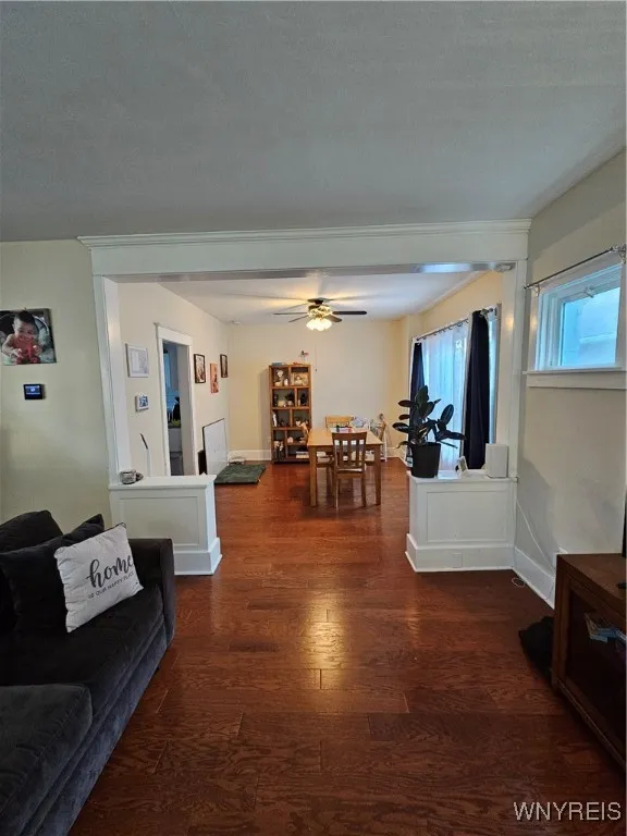 Living Room into Dining Room