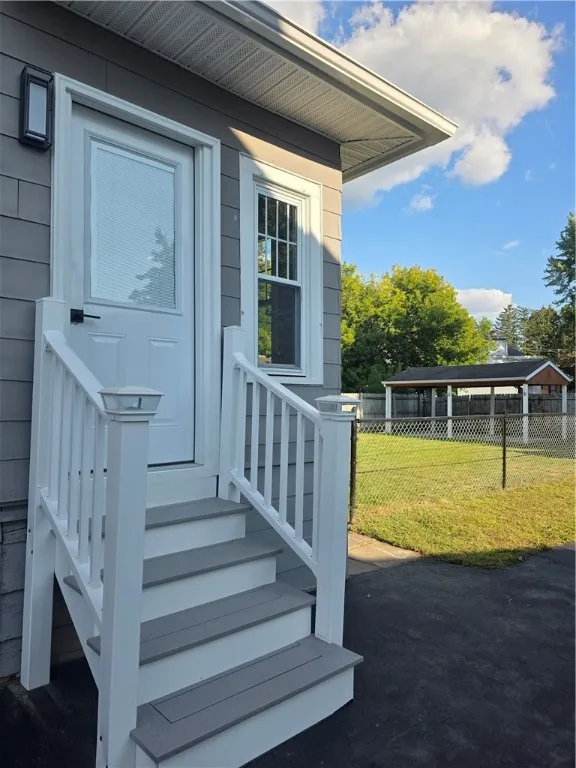 Side Entrance off Driveway
