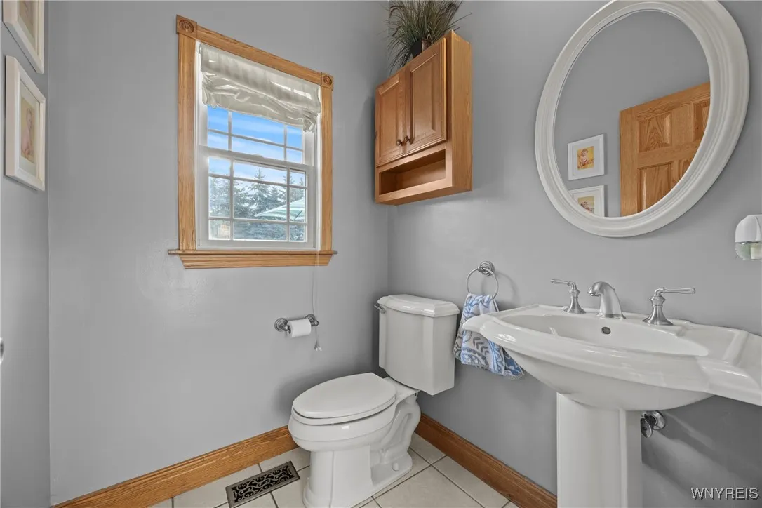 1st floor half bath