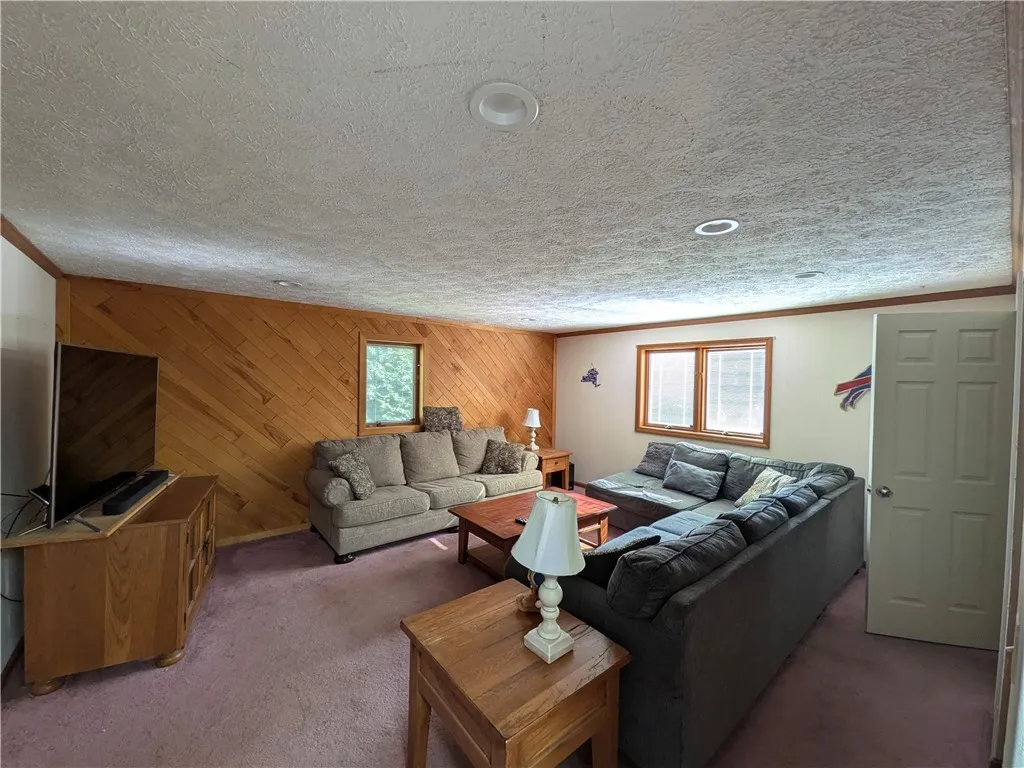 The door to the right leads to a full bath.