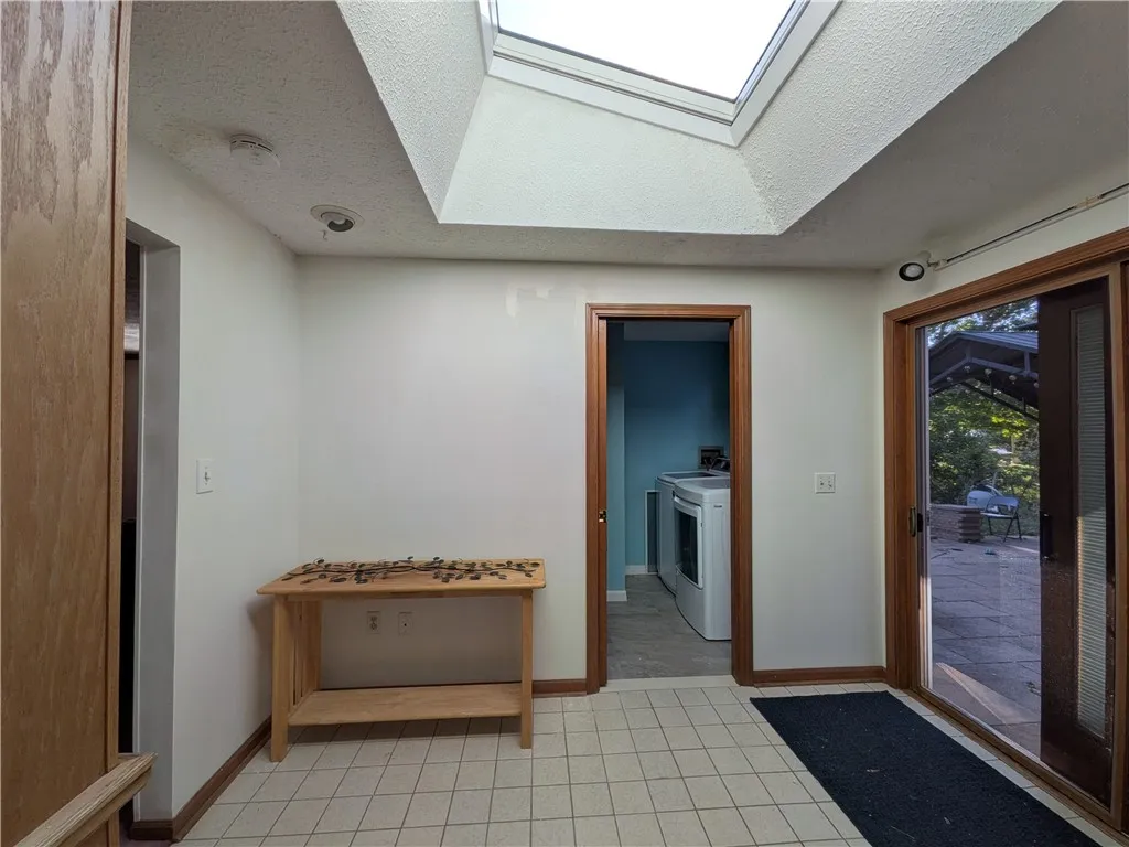 View from the kitchen into the Laundry Room