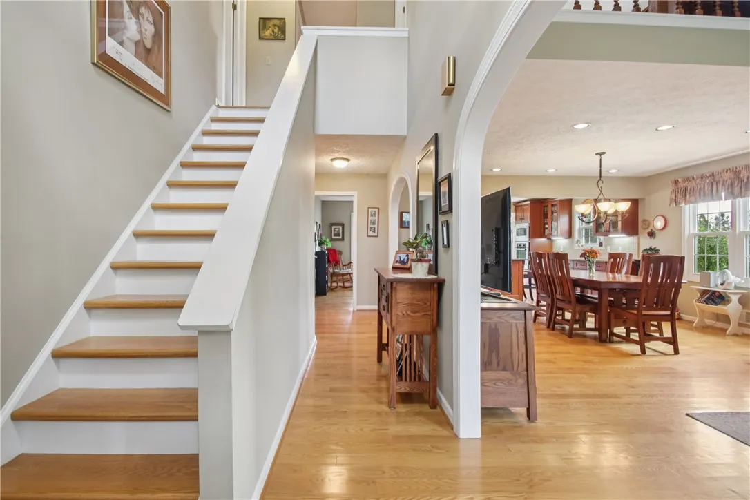 two story entry foyer