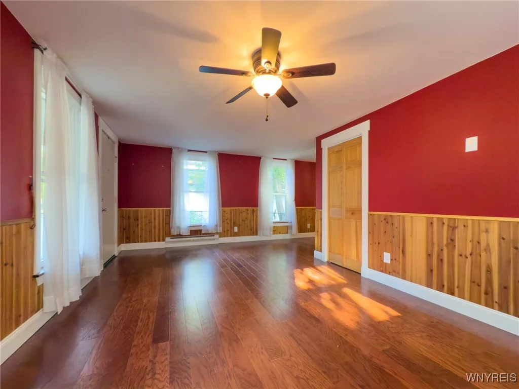 Living Room with coat closet