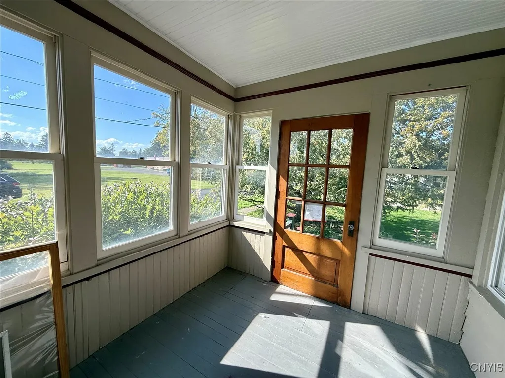 Enclosed front porch