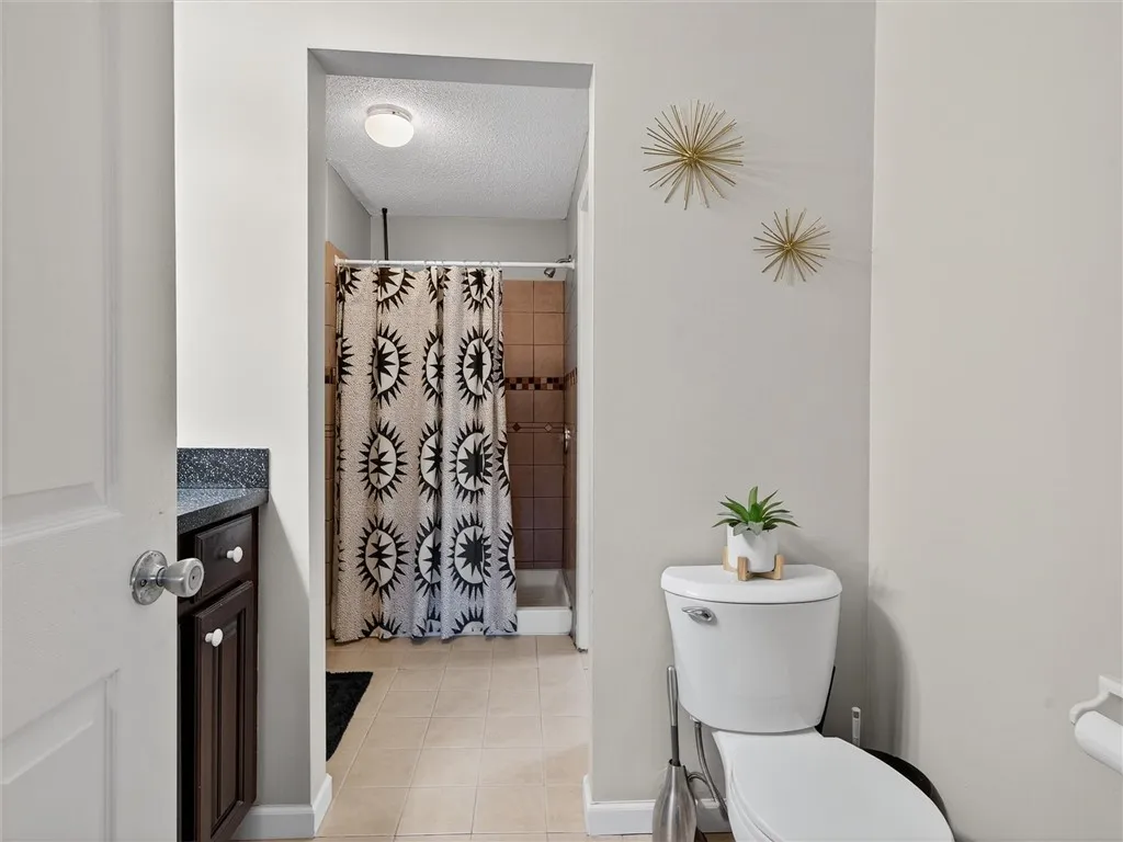 freshly painted half bath