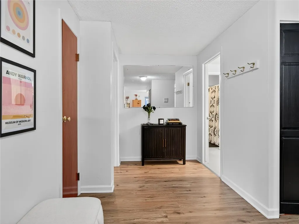 hallway freshly painted