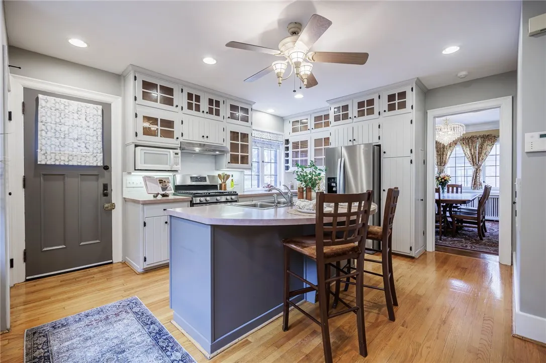 Perfect for meal prep, casual dining and access to outdoor dining on the patio.