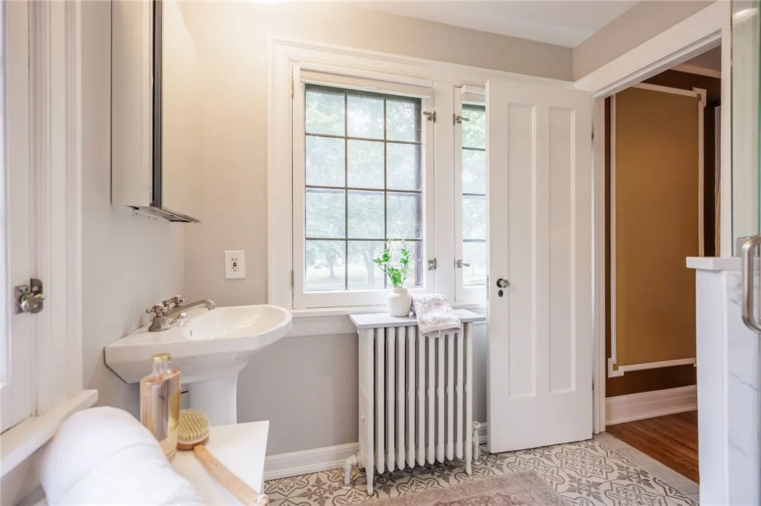 Updated in 2021 with beautiful tile and glass shower.