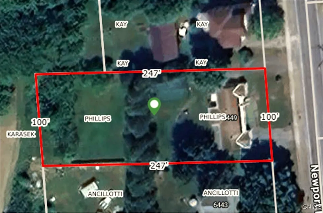 Source: Realist (CoreLogic/MLS vendor) Lot Overview report Lot lines shown in the image are for illustrative purposes only and are not exact