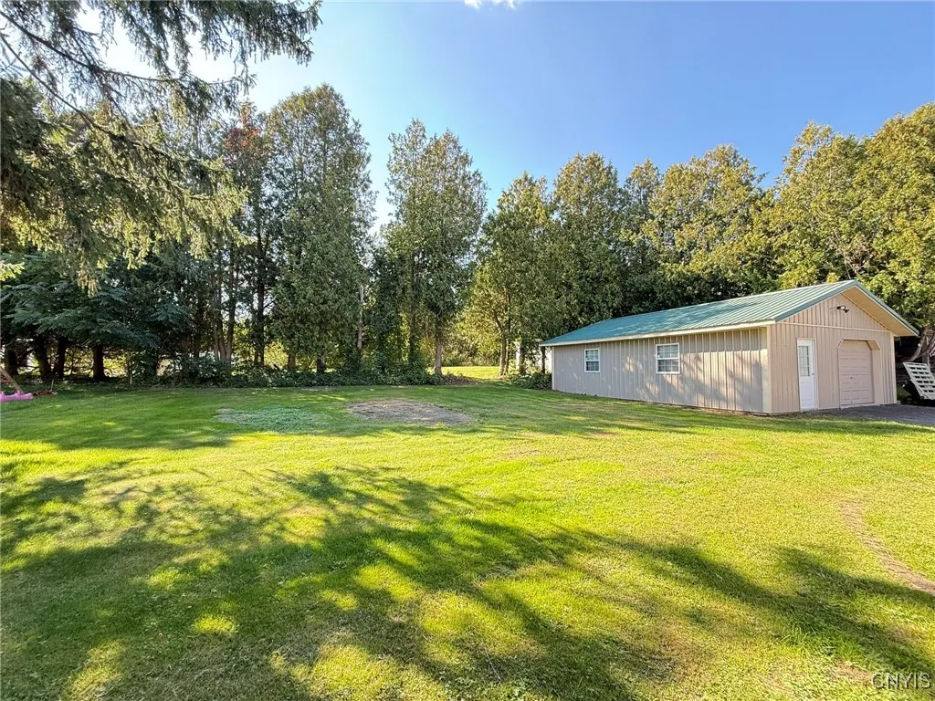 24' x 30' pole barn, provide plenty of storage, workshop space or an additional garage.