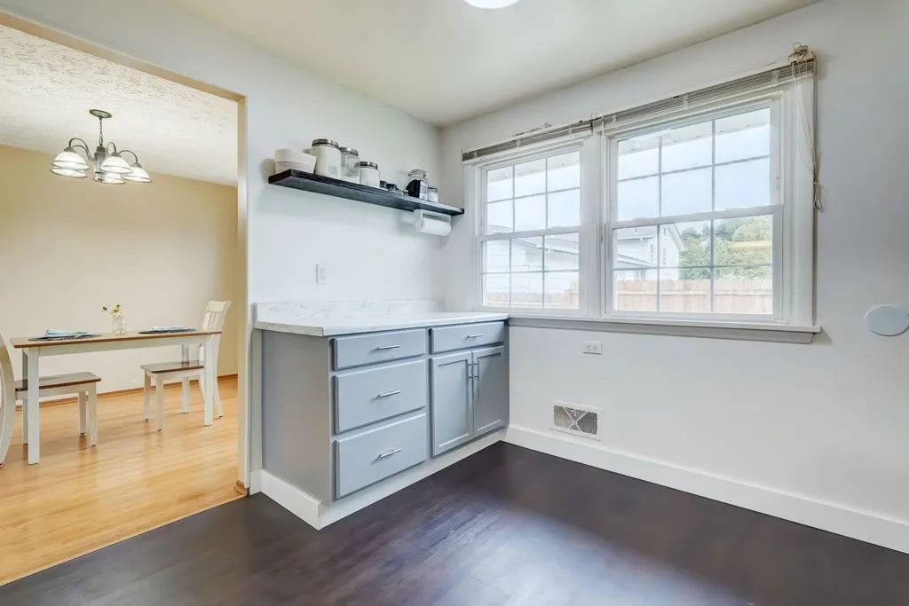 Great prep space or coffee station!