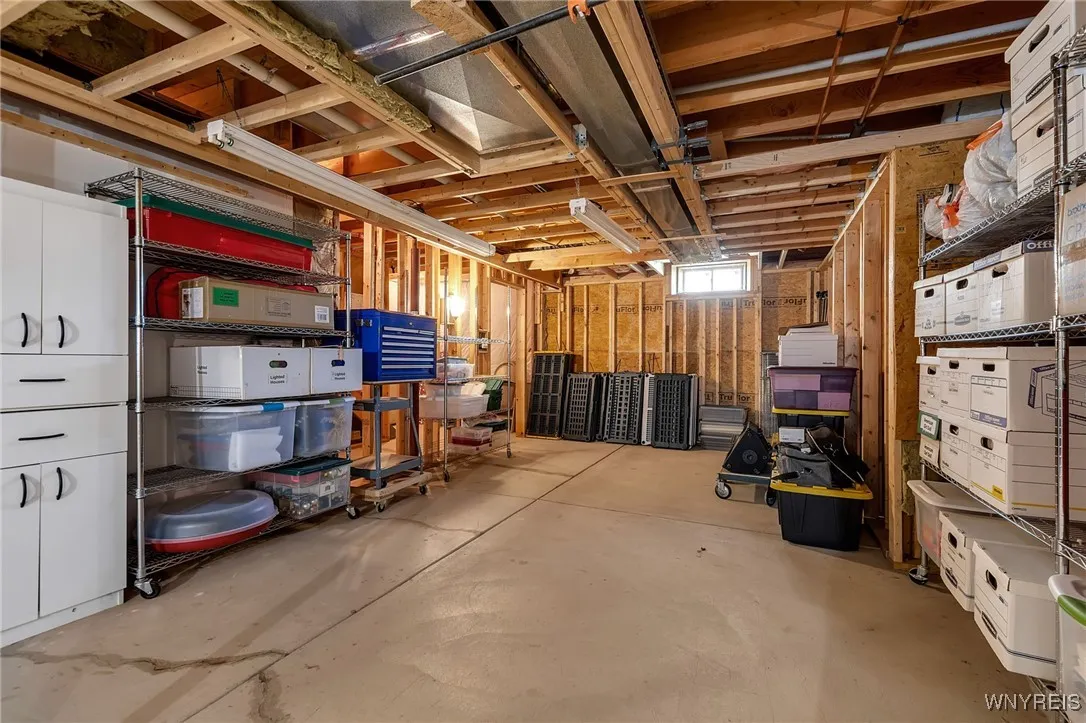Basement with 9 Foot Ceilings