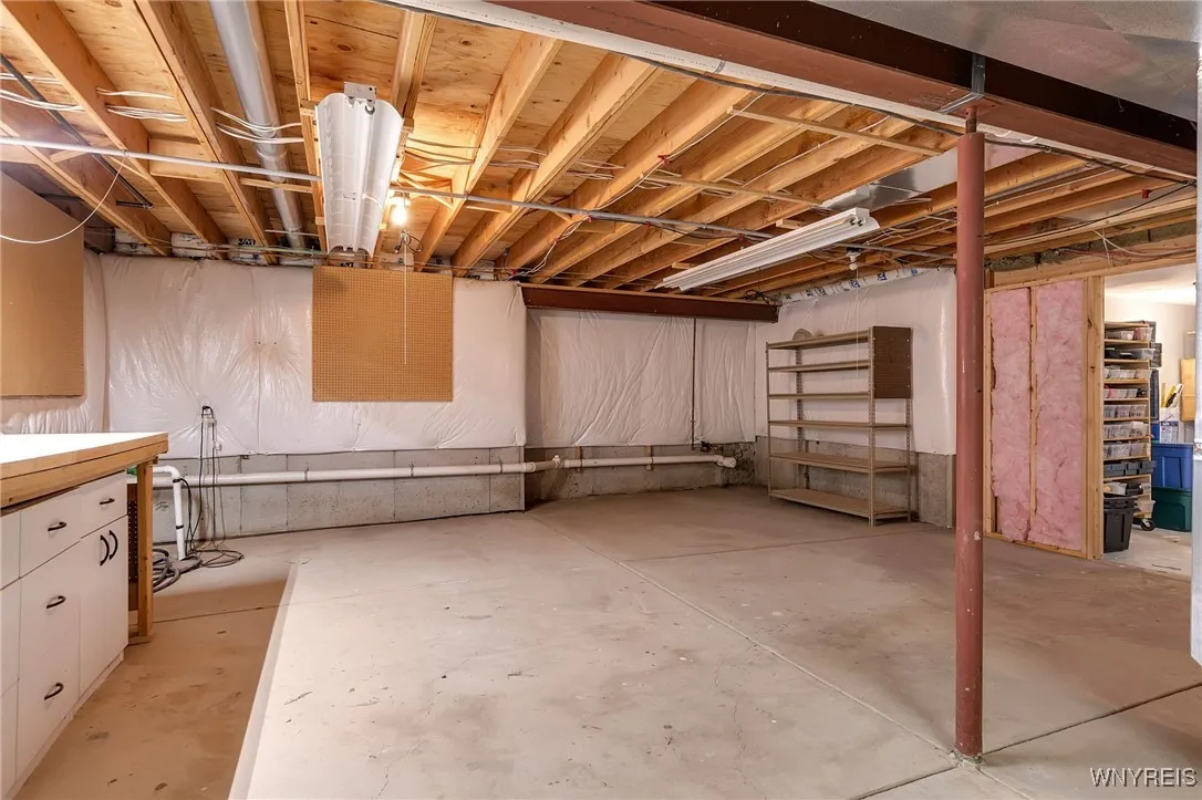 Basement with 9 Foot Ceilings