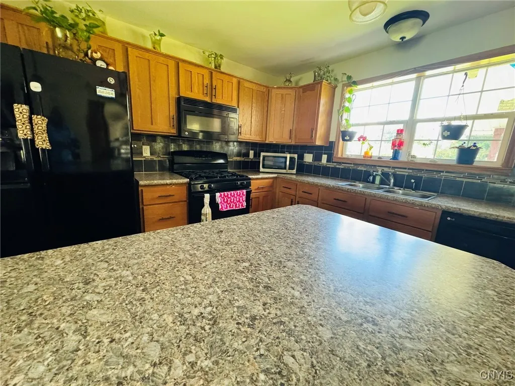 Kitchen and Island Area